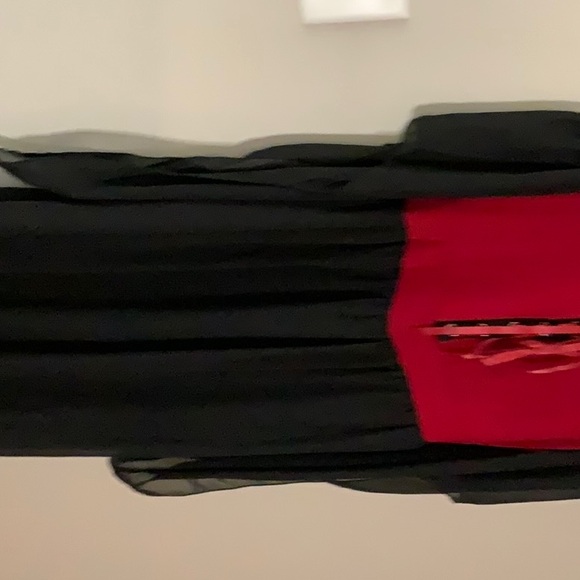 Red and Black Halloween Medieval Dress - Picture 7 of 12